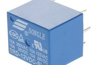 Rerlé 12Vdc 10A/250V SONGLE SRD-12VDC-SL-C