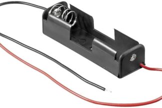 Portapilas para 1 Pila Tipo AA LR6, Hilos 20cm