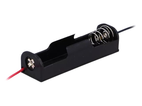 Portapilas para 1 Pila Tipo AA LR6, Hilos 20cm - Imagen 2