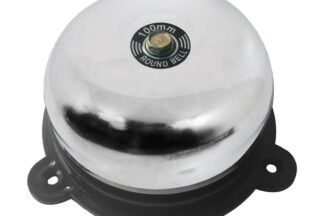 Timbre Campana Industrial alta (Sonoridad) potencia, de acero, 220v 20w 98db