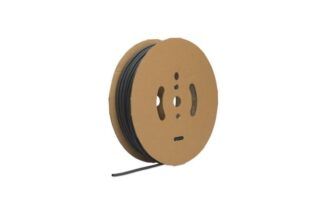 Tubo Termoretráctil Poliolefina Bobina 150m Ø3,2mm Negro, 2:1