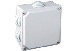 Caja eléctrica de Superficie con tapa: 100x100x50mm