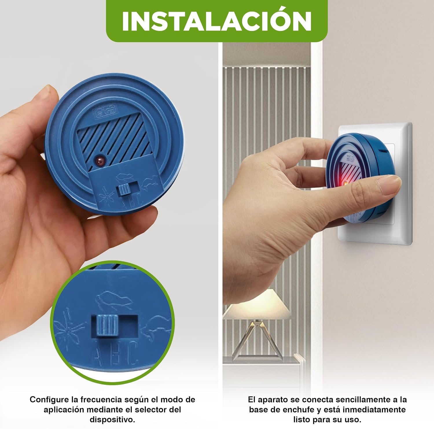 Ahuyentador Electrónico Universal 230V Múltiples Especies - Imagen 4
