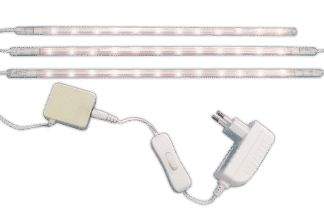 KIT de tiras LED con 3 regletas