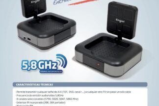 Emisor y receptor inalámbrico (5.8GHz) para audio-vídeo