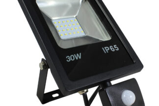 Foco exterior LED con sensor, regulable