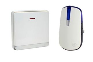 Timbre Inalámbrico, Receptor a 230V, Emisor sin Pilas (Kinetic) DH