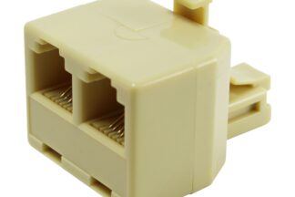 Adaptador teléfono macho a 2 hembras RJ11 6p/4c