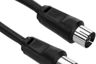 Cable Conexión Antena TV Macho - Hembra 1,5m