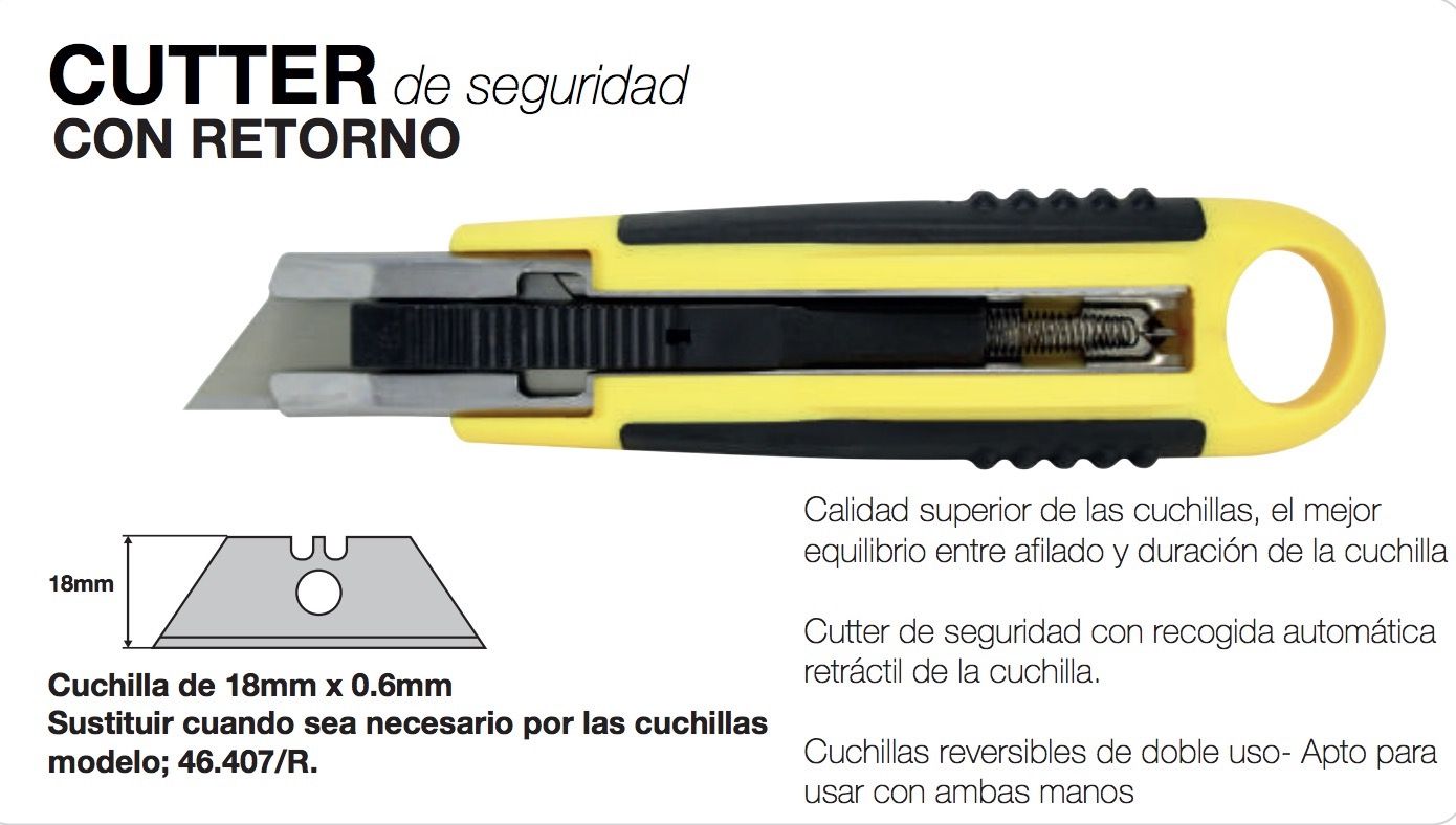 Cúter de seguridad de 'recogida automática'