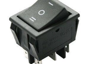 Interruptor 3 posiciones ON-OFF-ON (Tecla I- O -II)