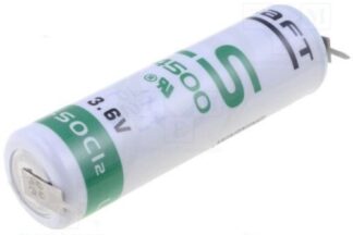 Pila de litio SAFT LS14500 AA 3.6V 2600mAh con terminales de soldadura (PCB) (2 Unidades)
