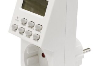 Reloj programador diario/semanal digital (enchufe Schuko)