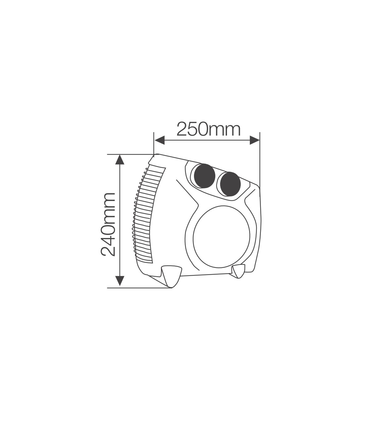 Calefactor de aire vertical/horizontal 3 modos: 20/1000W/2000W - Imagen 5