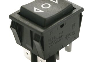 Interruptor Pulsador Bipolar (ON)-OFF-(ON) DP3T 16A/250V