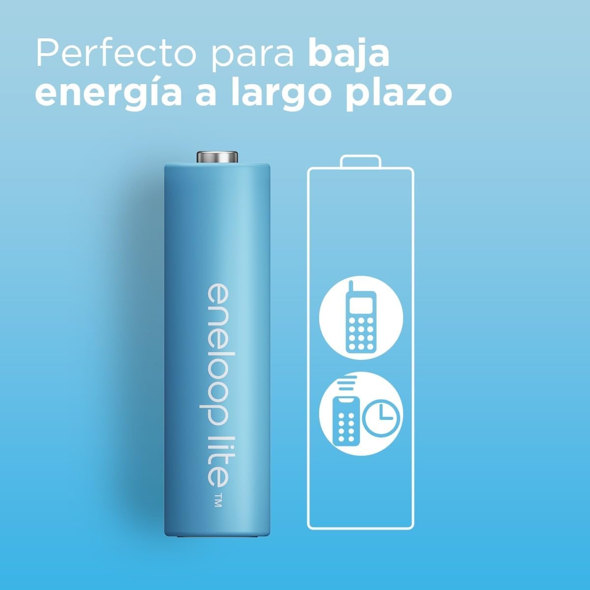 Batería AAA Panasonic 'Eneloop Lite' 1,2V 550mAh (2 Unidades) - Imagen 5
