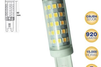 Bombilla LED G9 de 10W
