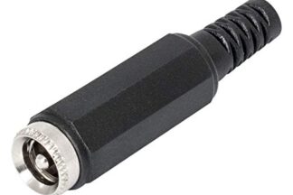 Conector alimentación Hembra aérea 5,5x2,1mm