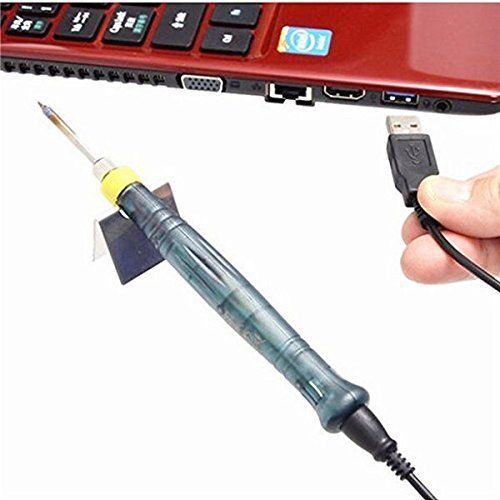 Soldador USB tipo lápiz de 8W, punta fina 0,2mm - Imagen 3