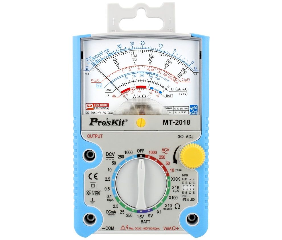 Multímetro analógico protección de Proskit - Imagen 4