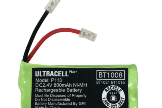 Batería 2,4V/800mAh NIMH 2xAAA, teléfono fijo inalámbrico