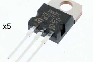 Transistor DARLINGTON+Di, PNP, TO-220, 100V/15A/70W, BDX34C (5 Unidades)