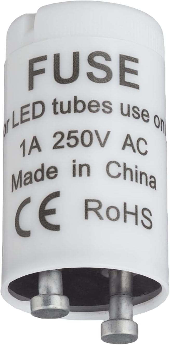 Puente Fusible (Tipo Cebador) 1A/250V CE para Tubos Led