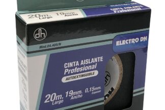 Cinta Aislante Profesional 20m x 19mm PVC Grosor 0,15mm