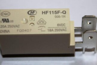 RELE 6VDC 20A 1ctos FASTON VERTICAL 29-41x15x12mm