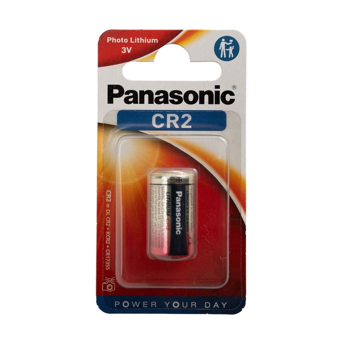 Pila Litio CR2 Pan 3V 850mAh Blister