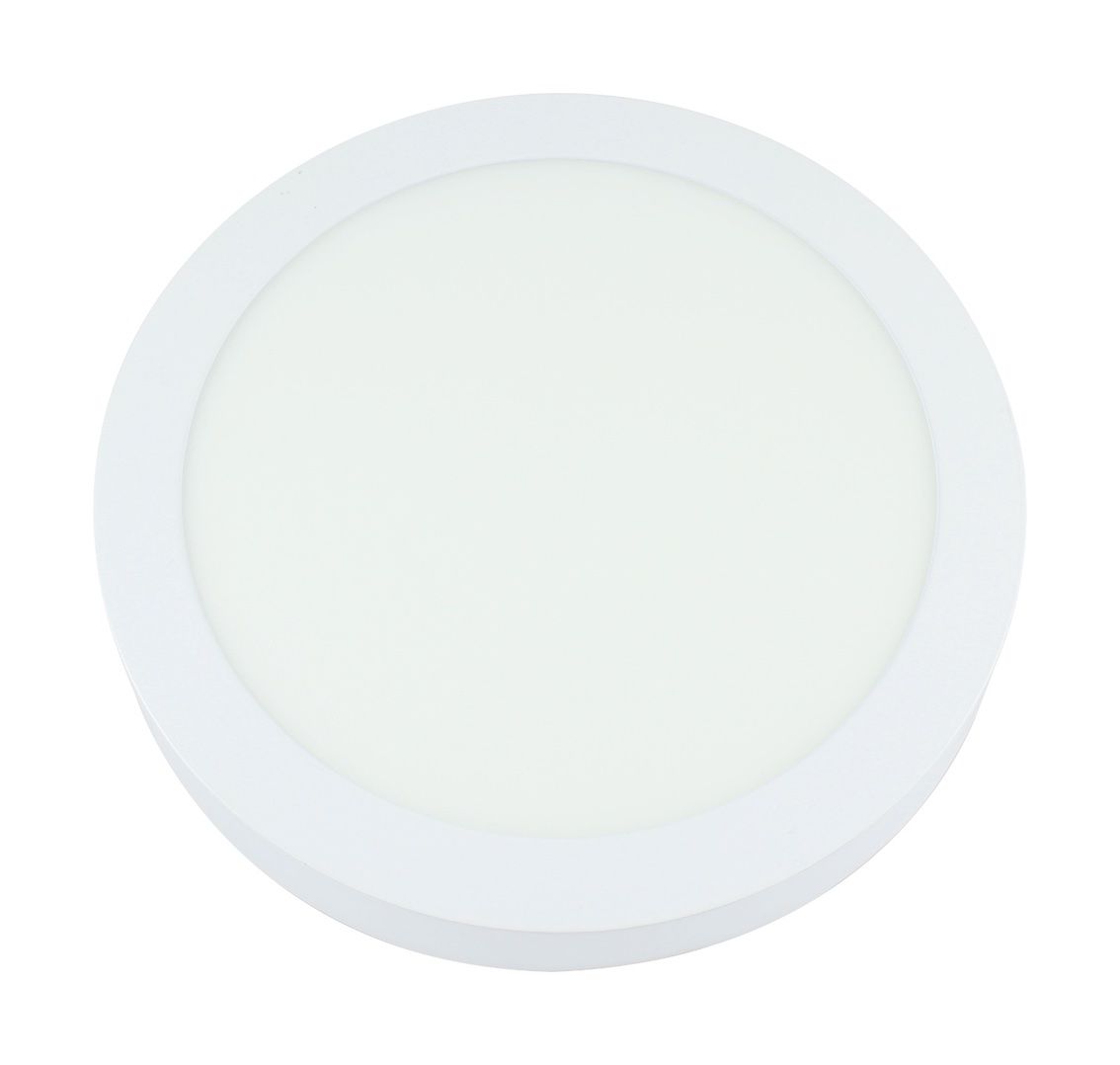 Plafón Led Redondo de Superficie 18W Blanco 225x35mm