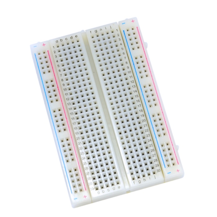 Bandeja de Pruebas 400 Puntos Breadboard 82x55x8,5mm