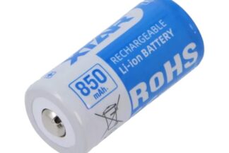 Batería RCR123/16340 3,6V/850mAh Li-Ion XTAR Protección PCB