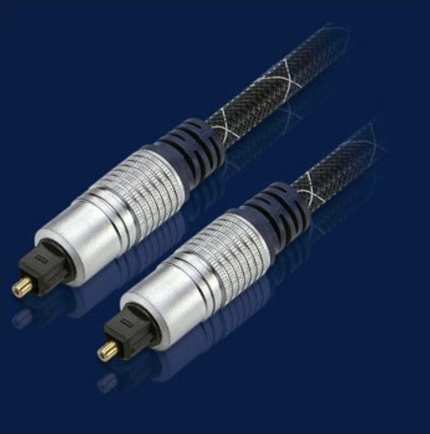Conexión Digital Optica TOSLINK 10m HiTech, Nylon OD8mm, EDC