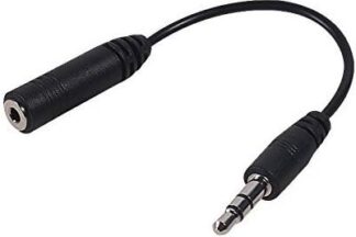 Cable Adaptador Jack 3,5mm Macho - 2,5mm Hembra 23cm, Estéreo