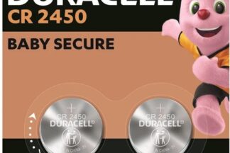 Pila de Litio Tipo Botón CR2450 3V 620mAh DURACELL (Blíster 2 uds)