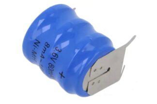 Bateria Recargable 3,6V/80mAh NI-MH Ø15,5x19,3mm 3Pin (++/  -)