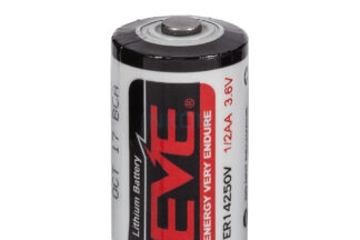 Pila Litio Cilindrica 3,6V 1200mAh EVE ER14250, Ø14,5 x 25,4mm
