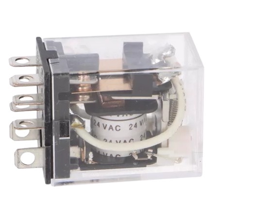 Relé LY2N-J 24Vac 2ctos, 2+6pin, 10A/250V + Zócalo PTF08A-E - Imagen 2