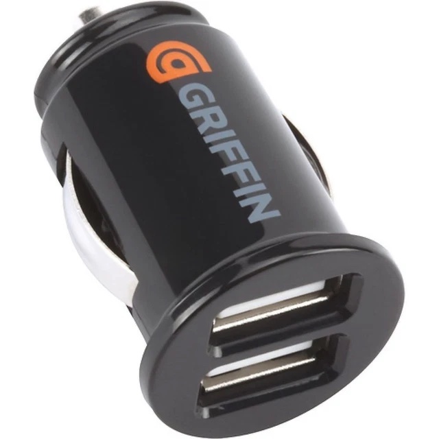 Convertidor de Mechero Coche Pequeño (12V) a USB (2x1A Máx)