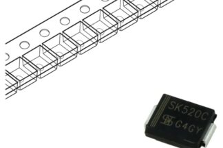 Diodo Schottky 200V/5A SK520CH, AEC-Q101, DO-214AB/SMC