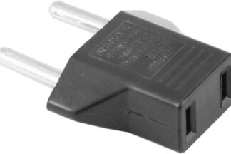 Adaptador de Enchufe Europa Macho a USA Hembra 6A/250V