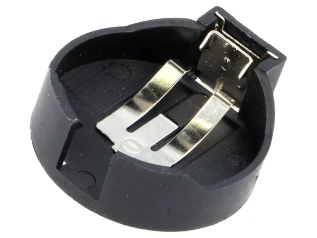 Portapilas CR2450, BR2450, LIR2450, PCB Horizontal