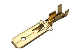 Terminal Faston 6,3x0,8mm Macho con Reten, 1 - 2,5mm²