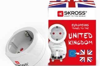 Adaptador de Enchufe UK Macho a Europa Hembra SKROSS 1.500230C-E
