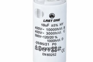 Condensador Motor 10uF 450Vca 5% Ø31x57mm