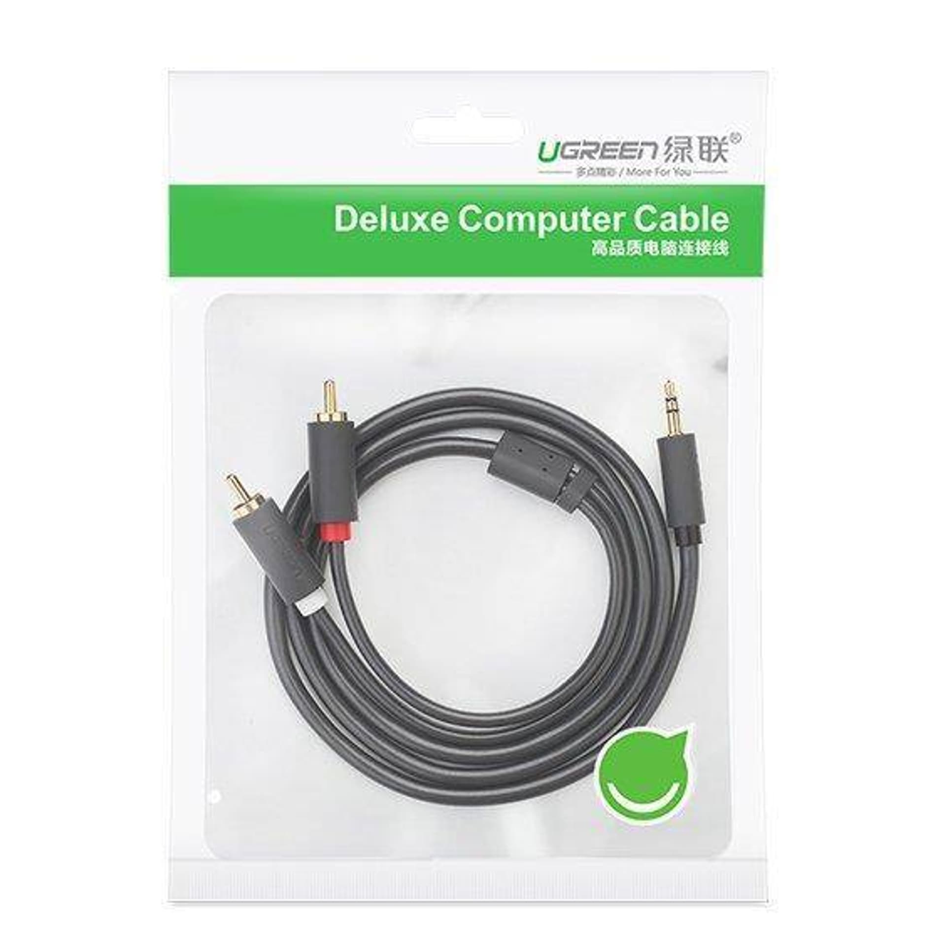 Cable Jack 3,5mm Hembra Estéreo a 2 RCA Macho 0,25m - Imagen 3