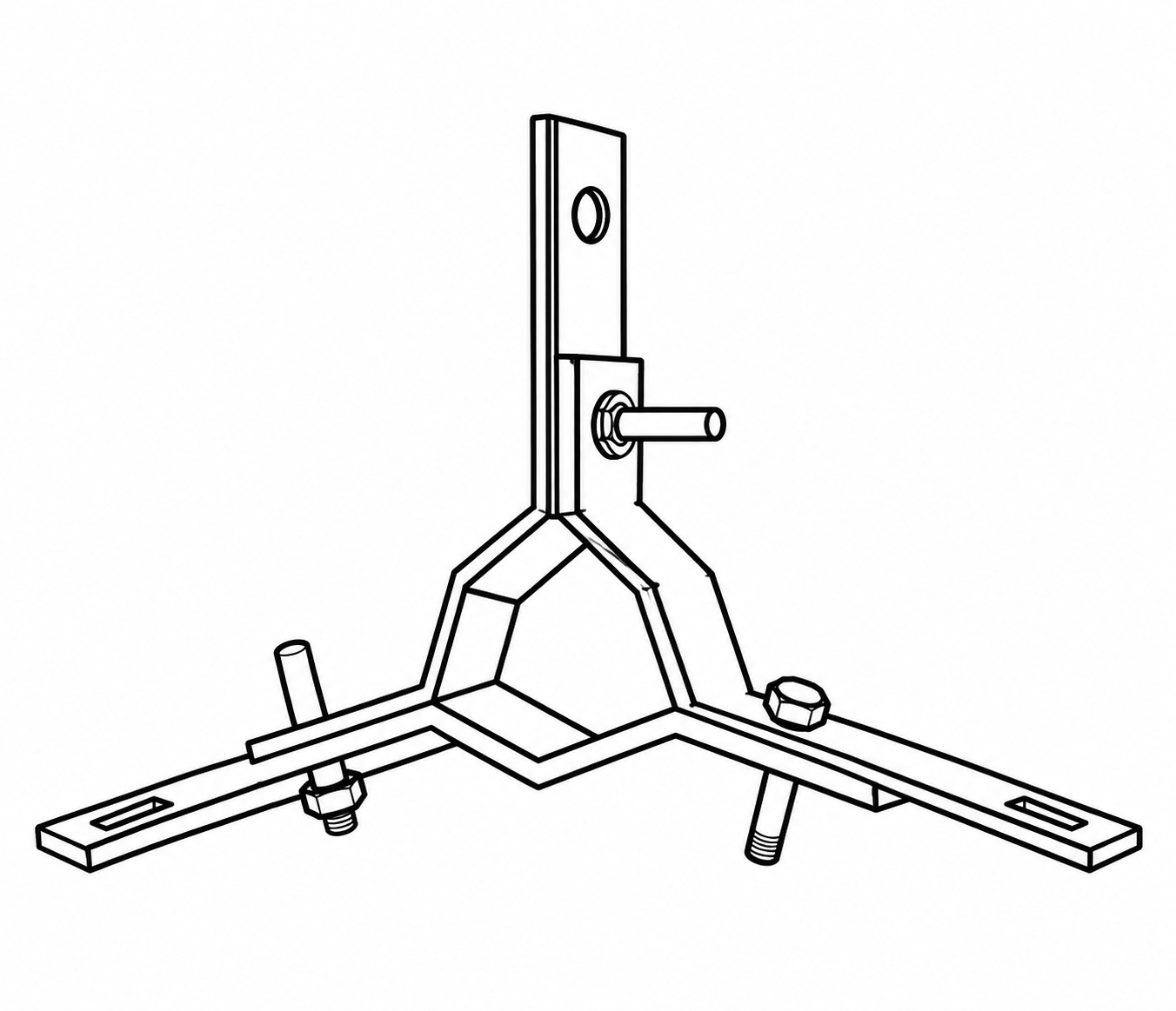 Brida para Vientos Ajustable, para Mástiles de Ø25 a 40mm - Imagen 2