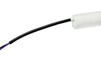 Condensador Motor 10uF 450Vca 5% Ø31x57mm Cables 170mm