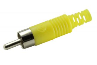 Conector RCA Macho amarillo
